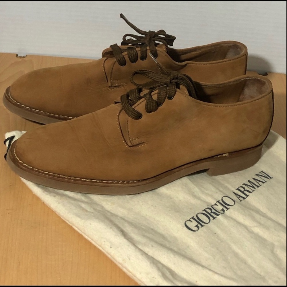 VTG Giorgio Armani Derby's with Dust Bag